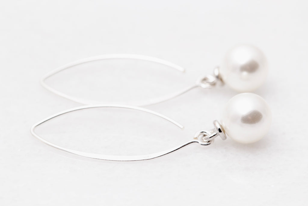 Pearl Marquise Earrings