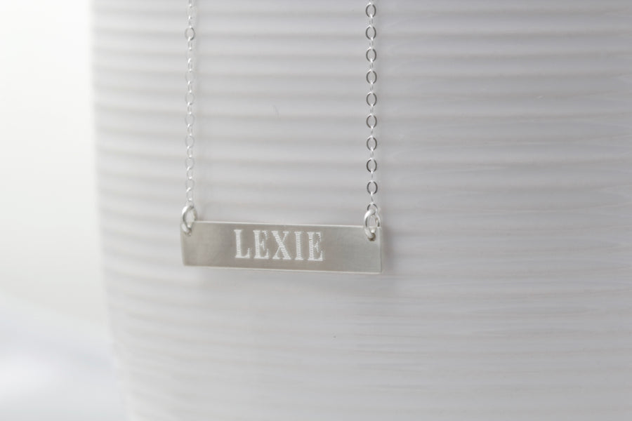 Personalized Name Bar