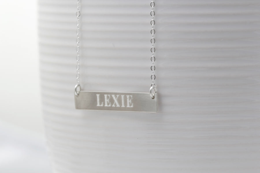 Personalized Name Bar