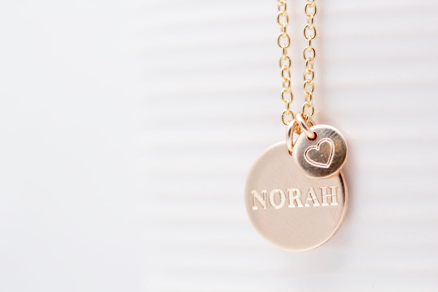 "With Love" Name Necklace