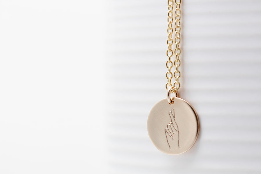 Hand Gesture Necklace