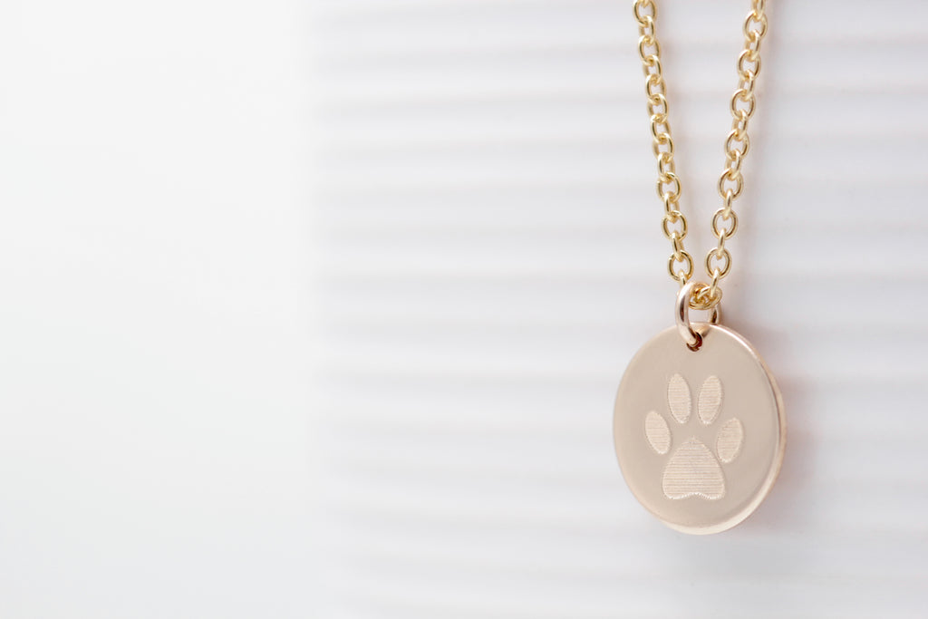 Paw Print Necklace