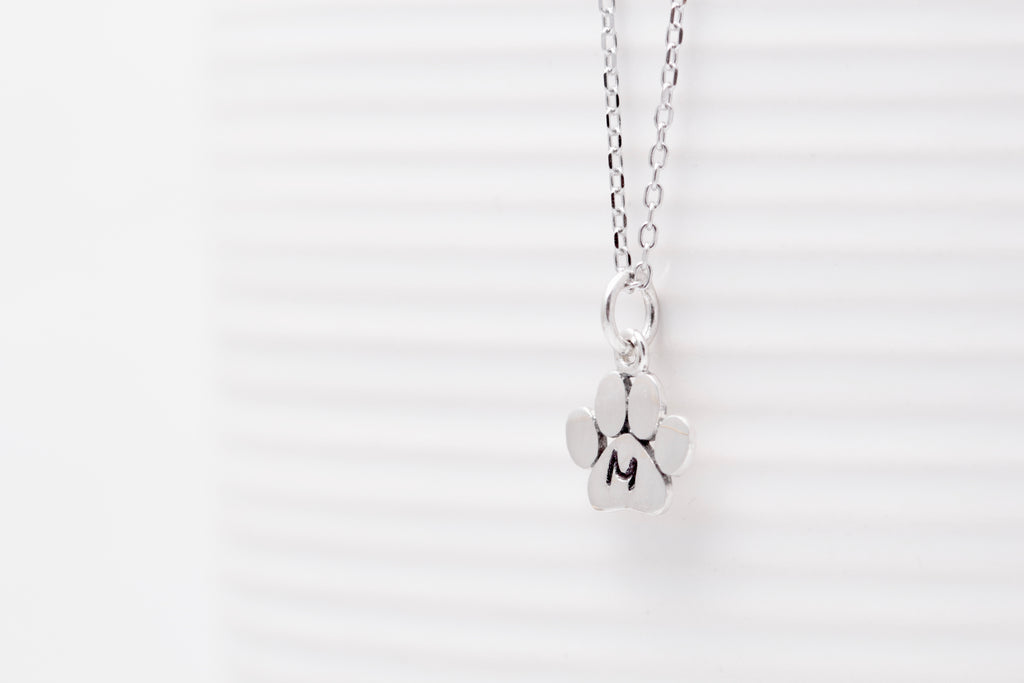 Personalized Dog Paw Necklace